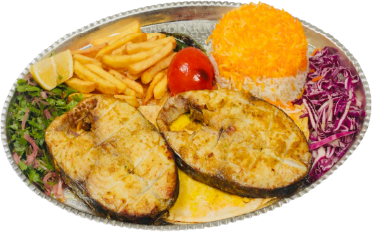 grilled king fish