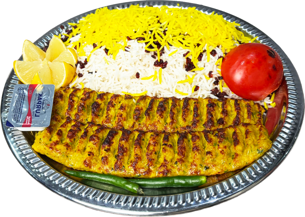 minced chicken kabab double