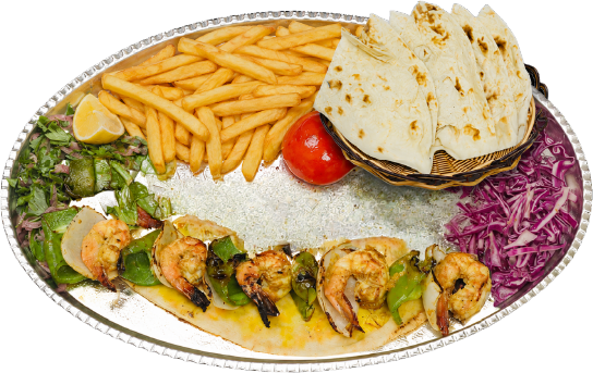 grilled shrimps single